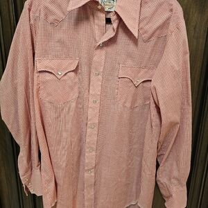 Vintage Mens Vtg 1970s Western Shirt - Size XL